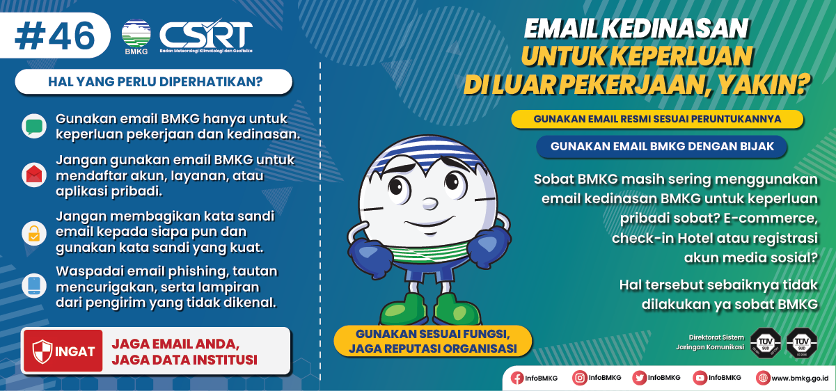 Gunakan Email Kedinasan Sesuai Peruntukannya